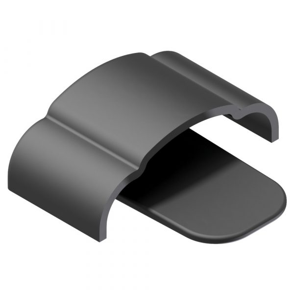 1" EXTRUSION END CAP w/ RETURN