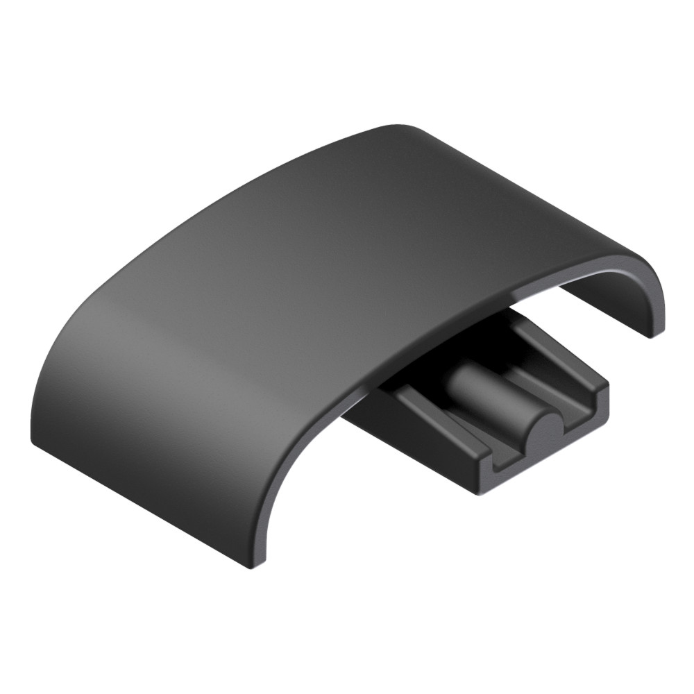 1 1/2" EXTRUSION END CAP w/ RETURN STEP