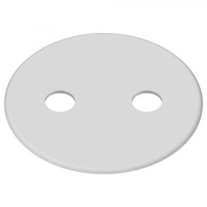 1/2" PIPE GROMMET - 2 HOLES