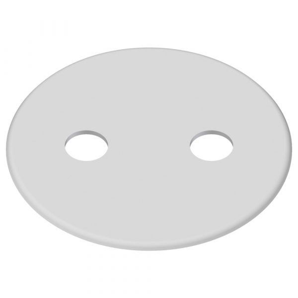 1/2" PIPE GROMMET - 2 HOLES